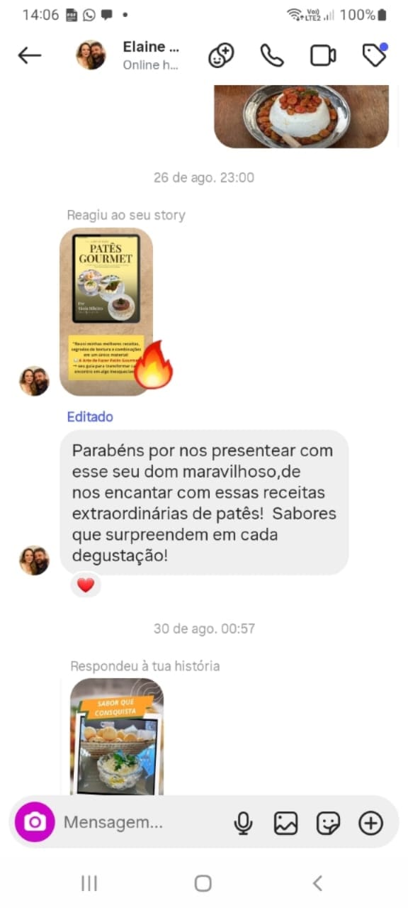 Depoimento real de cliente da Mesa Degusta