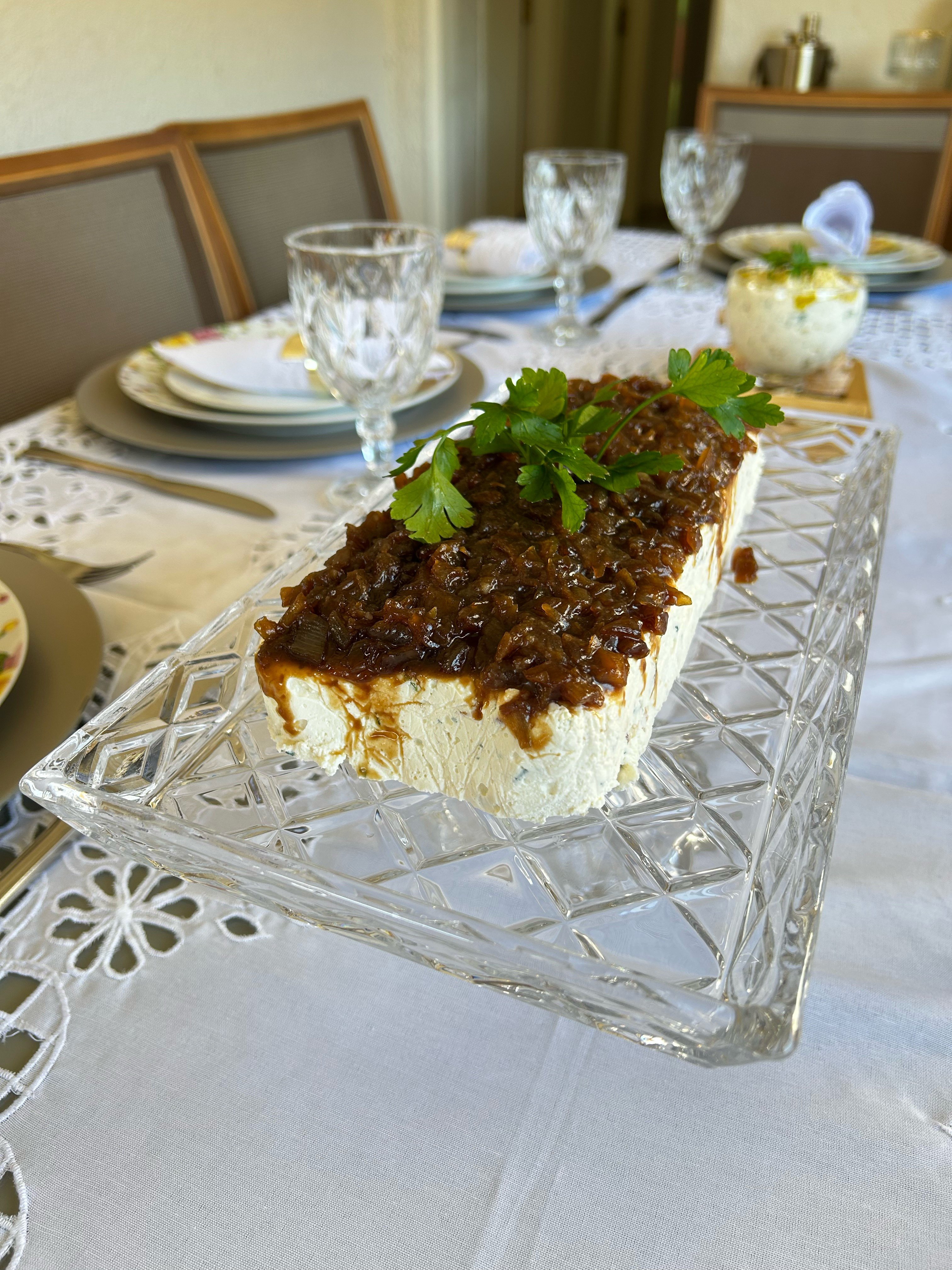 Terrine de Cebola Caramelizada e Bacon
