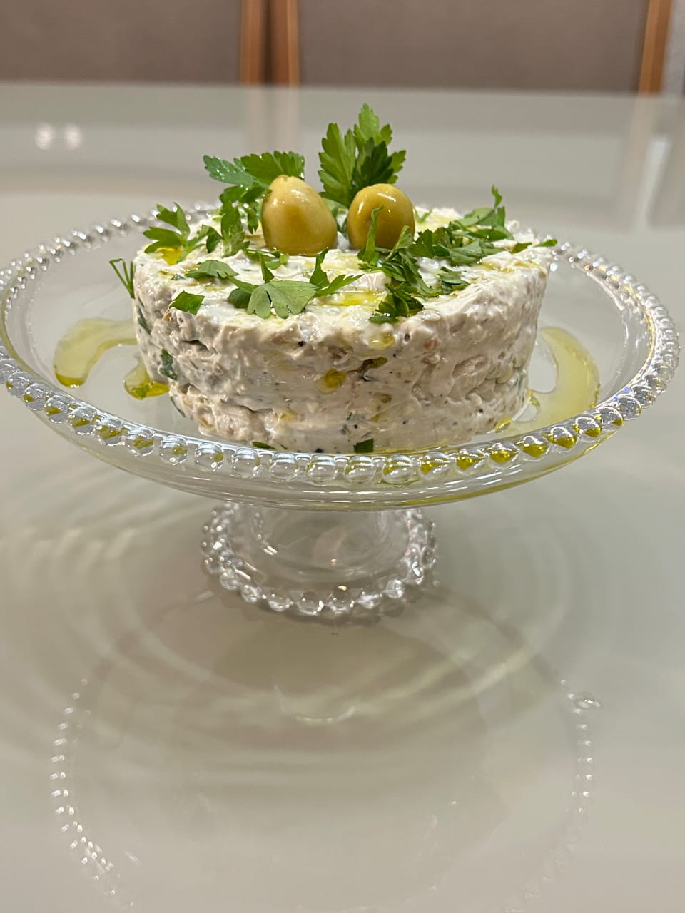 Pat&ecirc; de Gorgonzola com Azeitonas Verdes